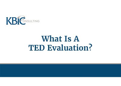 How Does the TED Evaluation Help Me Understand KBIC’s Value Proposition?